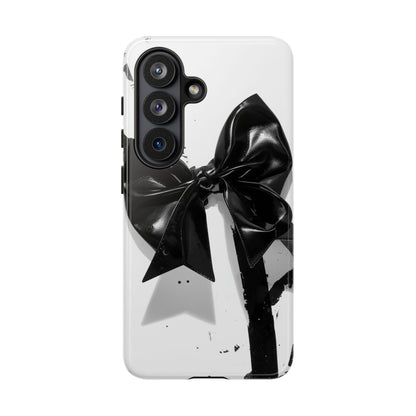 Phone Case — Black Bow Graphic Protective Cover