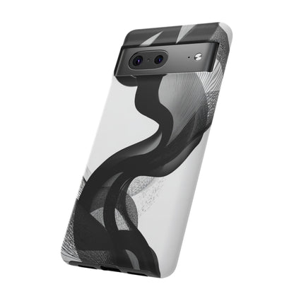 Phone Case — Monochrome Abstract Protective Cover