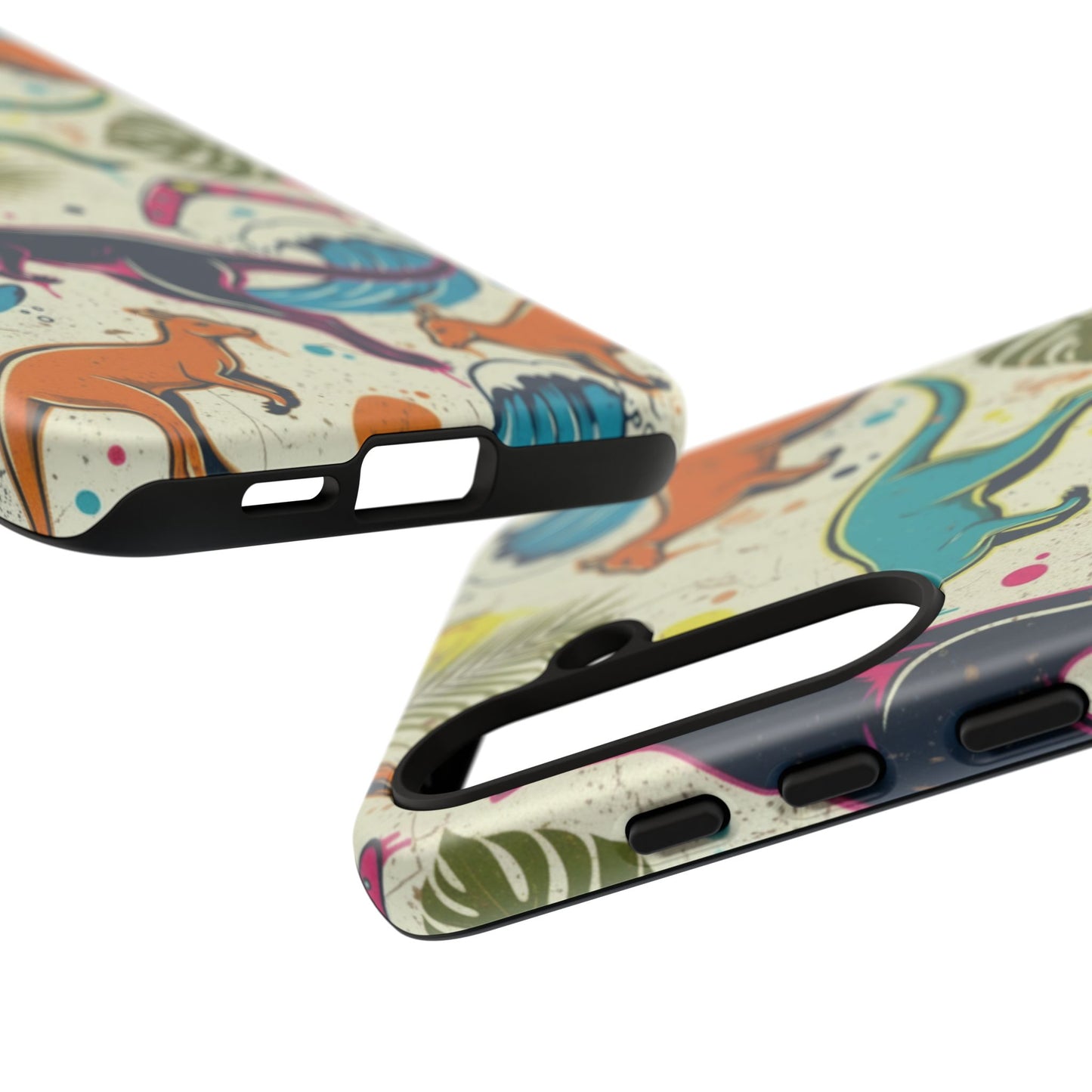 Tough Cases — Colorful Surfing Kangaroo Phone Case