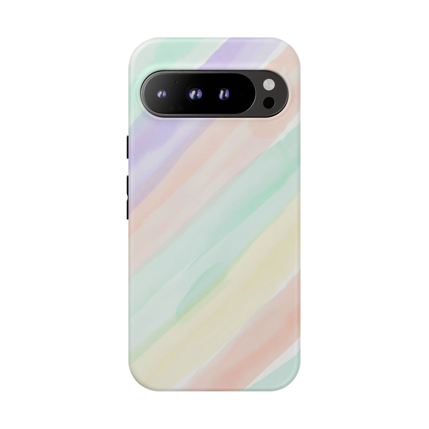 Pastel Watercolor Stripe Tough Phone Case
