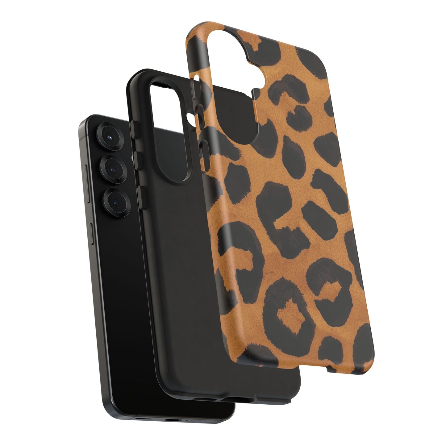 Leopard Print Tough Phone Case — Protective Animal Print iPhone Case