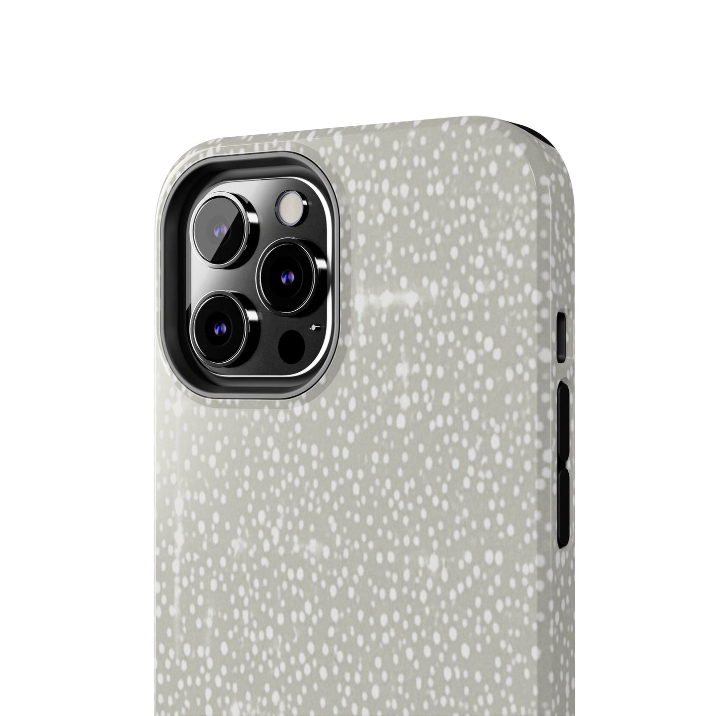 Speckled Gray Tough Phone Case — Protective Shockproof iPhone Cover