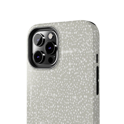 Speckled Gray Tough Phone Case — Protective Shockproof iPhone Cover