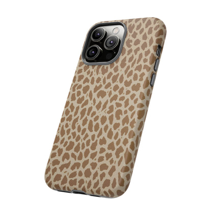 Leopard Print Tough Phone Case — Slim Protective Animal Pattern