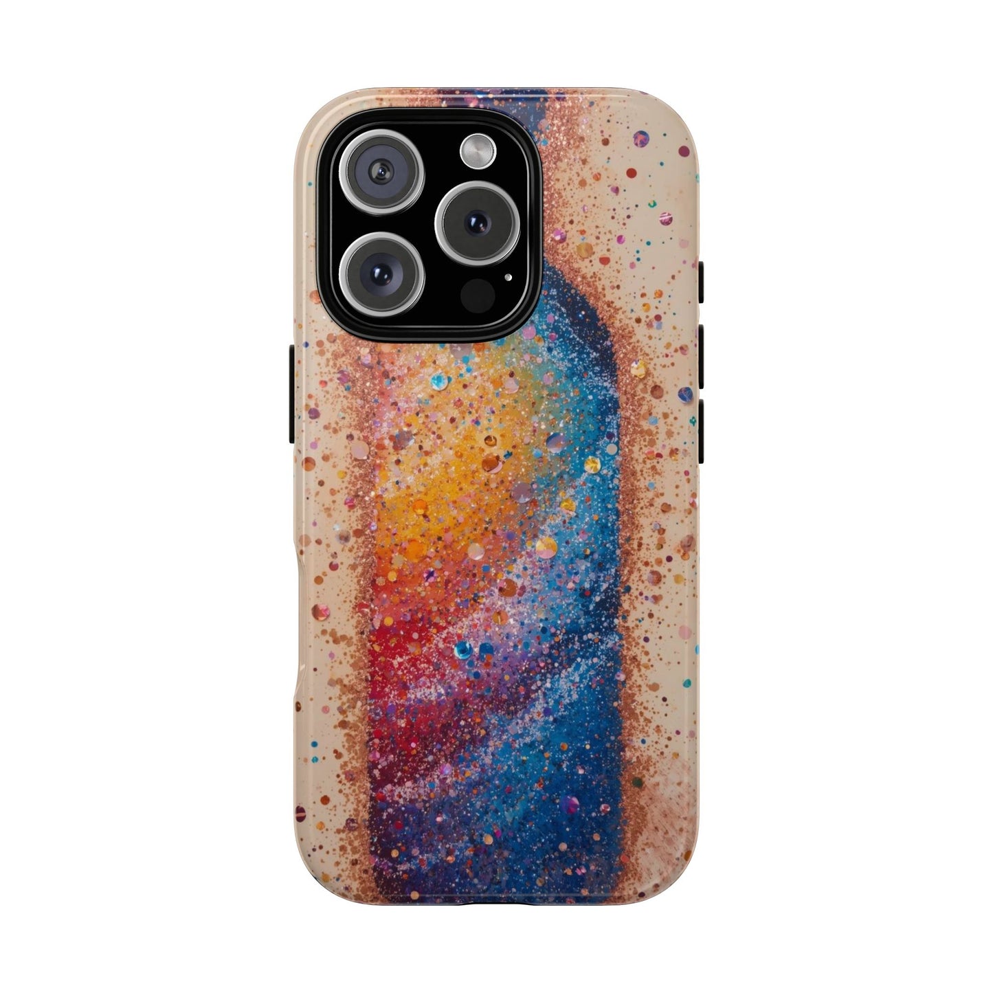 Galaxy Bottle Tough Phone Case — Colorful Nebula Splash iPhone Cover