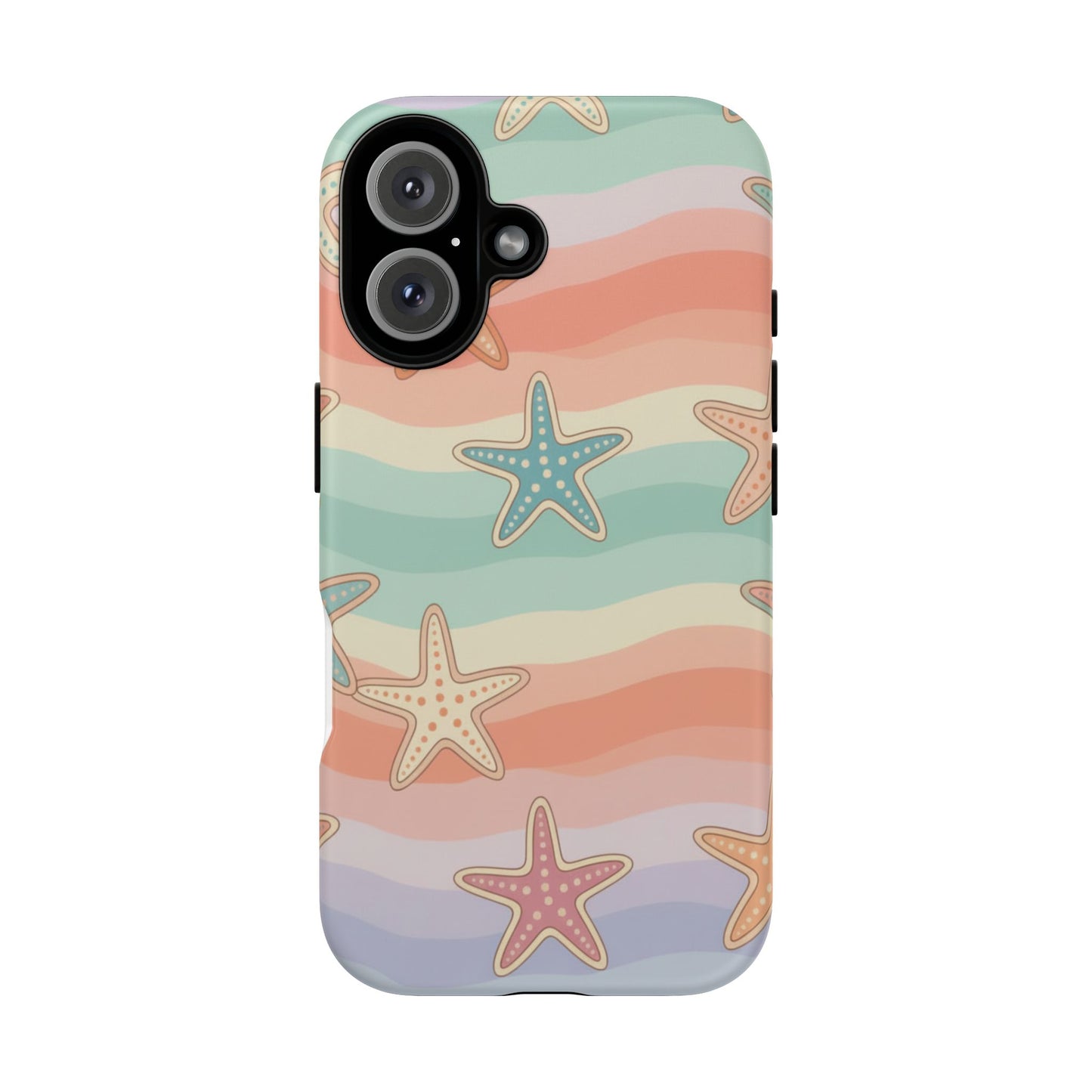 Starfish Wave Tough Phone Case — Pastel Beach Protective Cover