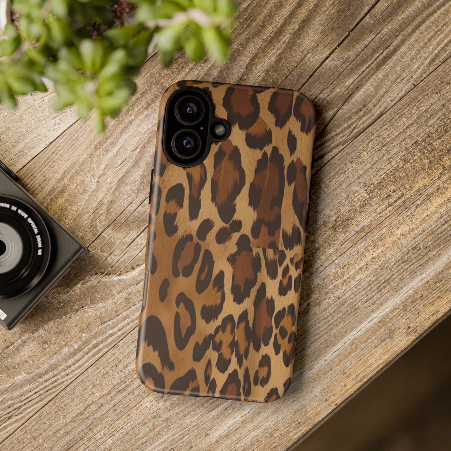 Leopard Print Tough Phone Case