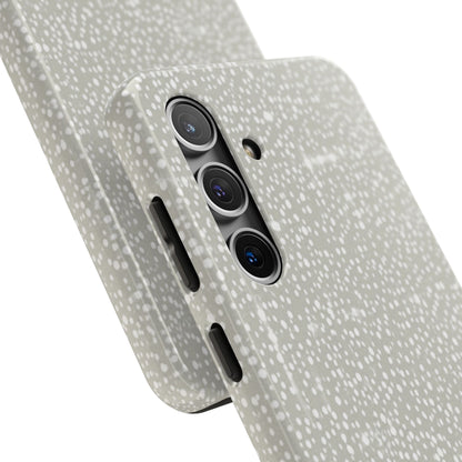 Speckled Gray Tough Phone Case — Protective Shockproof iPhone Cover
