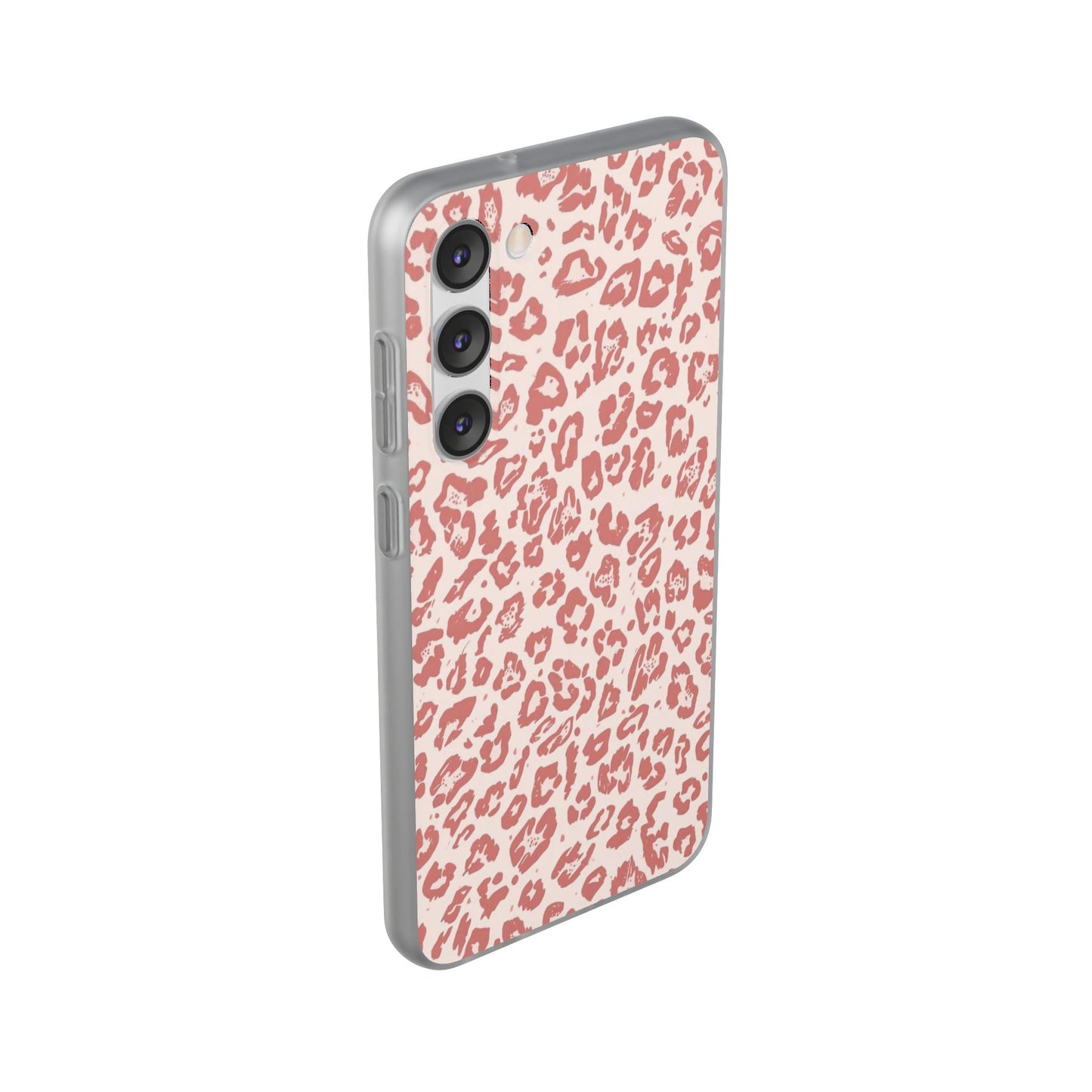 Pink Leopard Print Phone Case – Slim Flexible Protective Cover