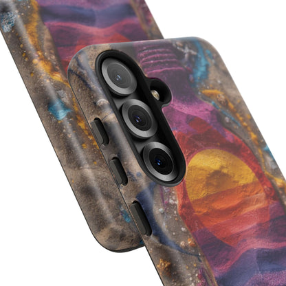 Phone Case — Colorful Sand Art Sunset Tough Protective Case