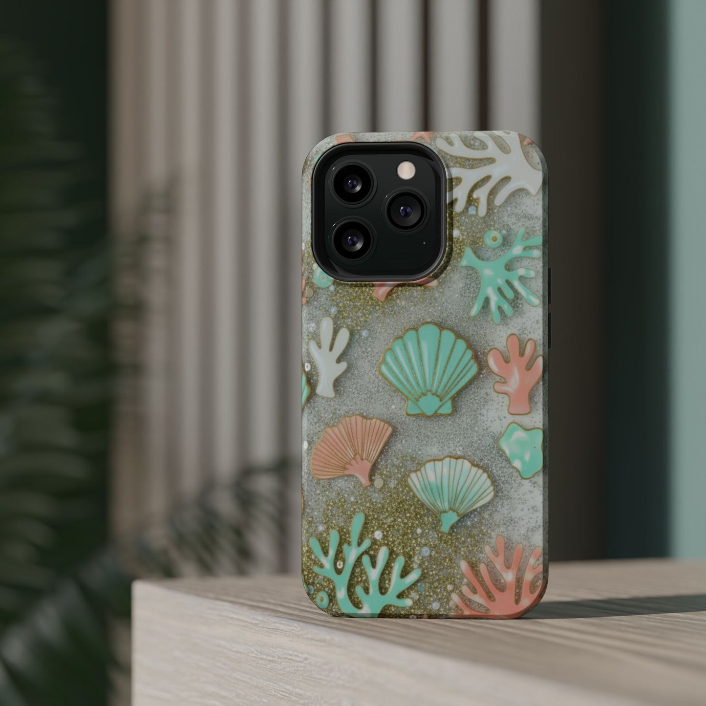 Seashell Coral Magnetic Impact Phone Case