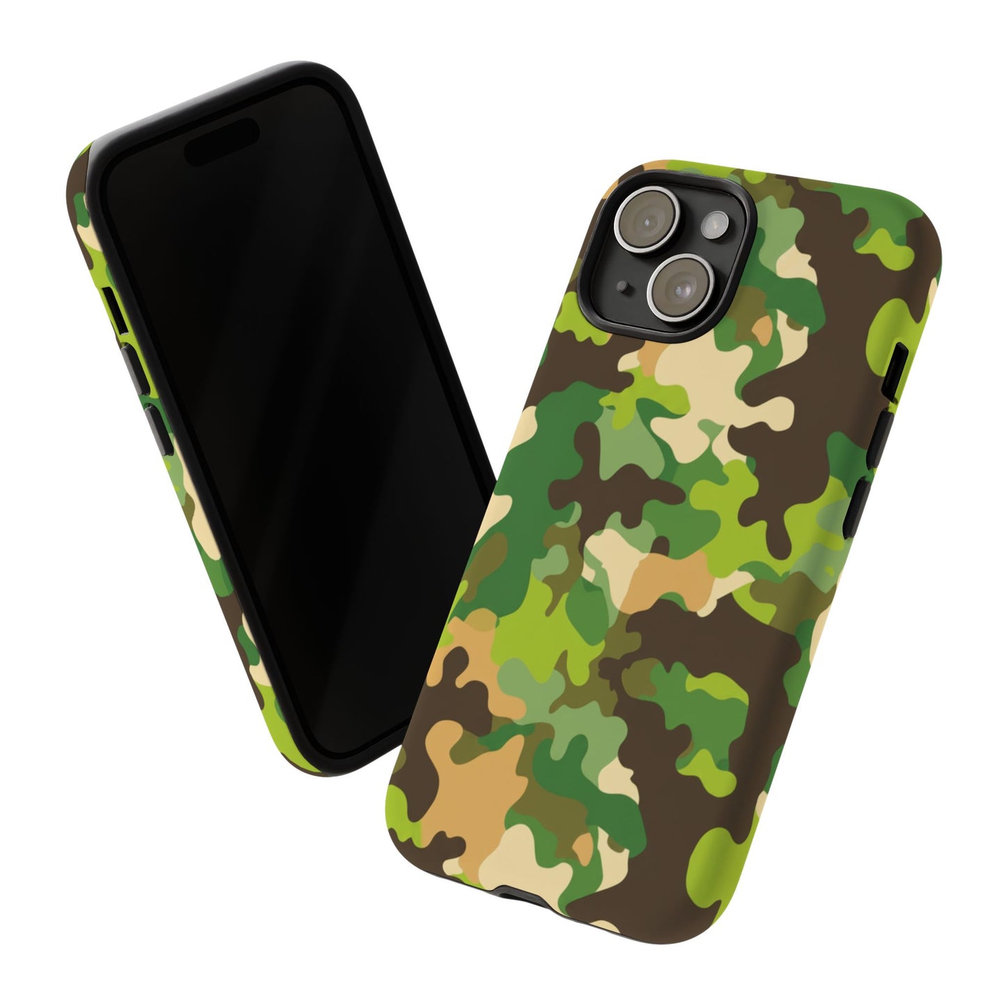 Camouflage Tough Phone Case — Military Camo Protective Cover