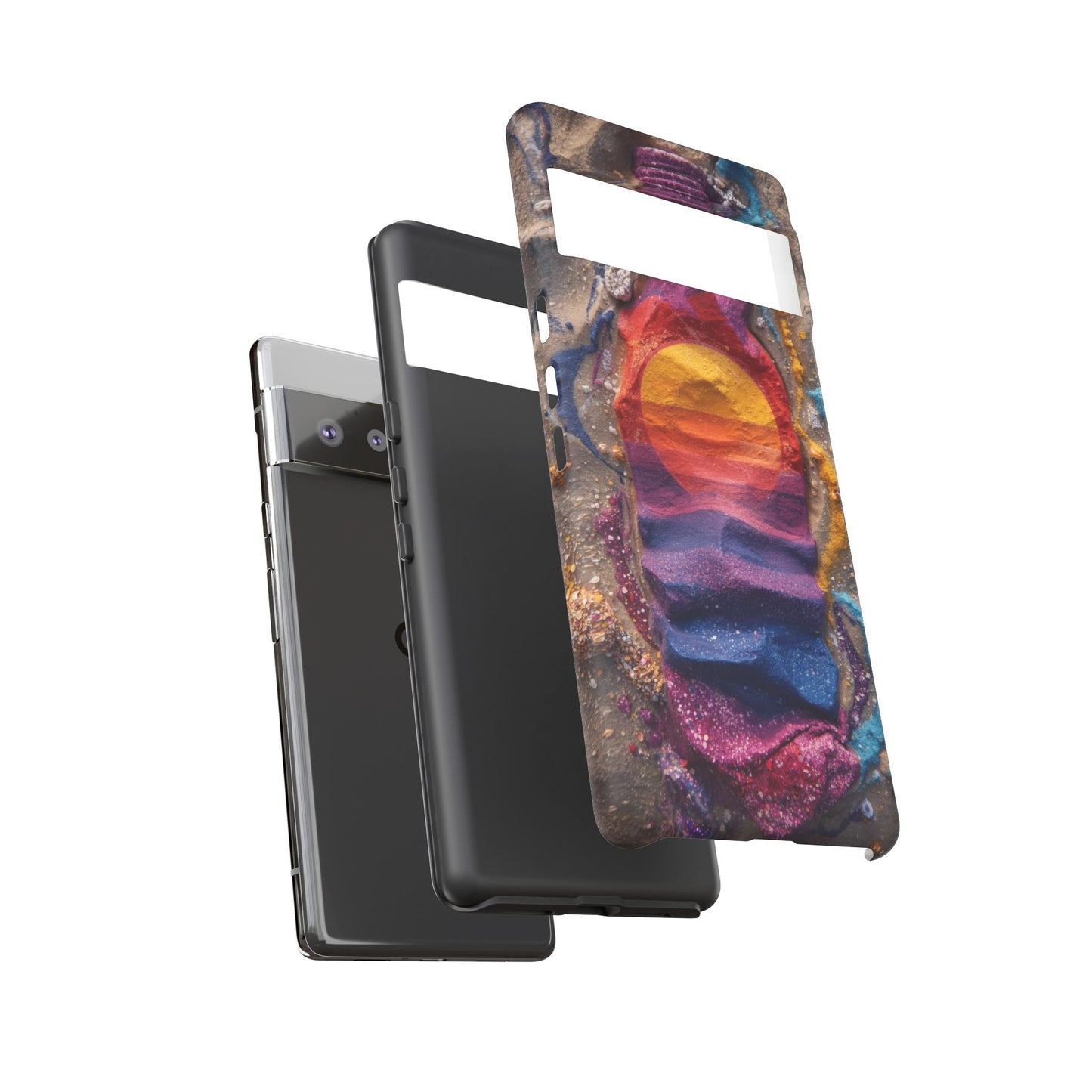 Phone Case — Colorful Sand Art Sunset Tough Protective Case