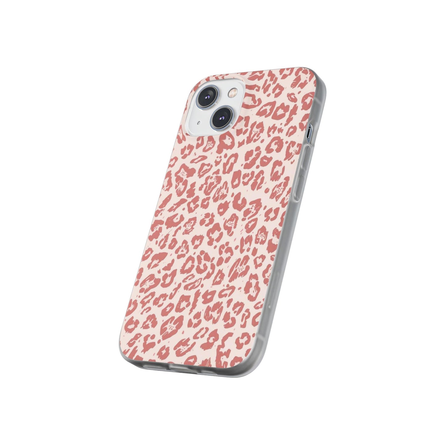 Pink Leopard Print Phone Case – Slim Flexible Protective Cover