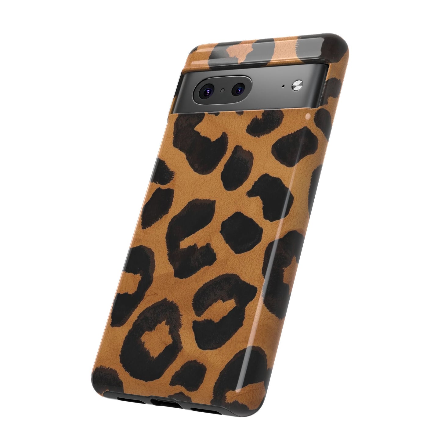 Leopard Print Tough Phone Case — Protective Animal Print iPhone Case