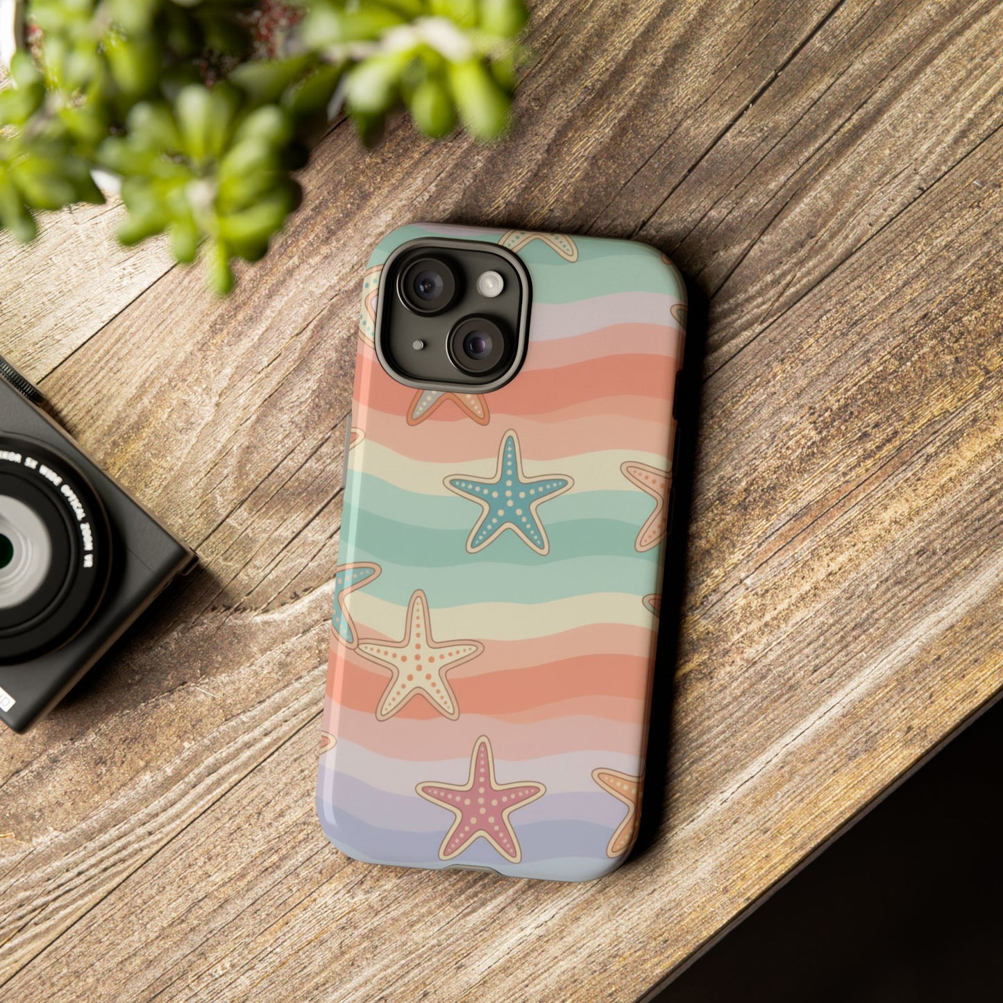 Starfish Wave Tough Phone Case — Pastel Beach Protective Cover