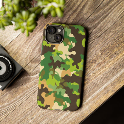 Camouflage Tough Phone Case — Military Camo Protective Cover