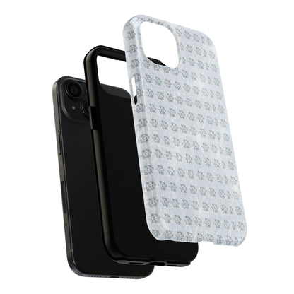 Tough Phone Case — Subtle floral Print Protective Cover