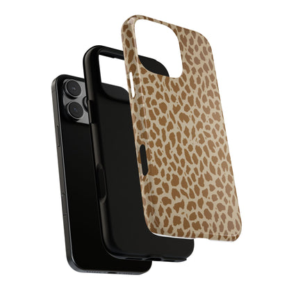 Leopard Print Tough Phone Case — Slim Protective Animal Pattern