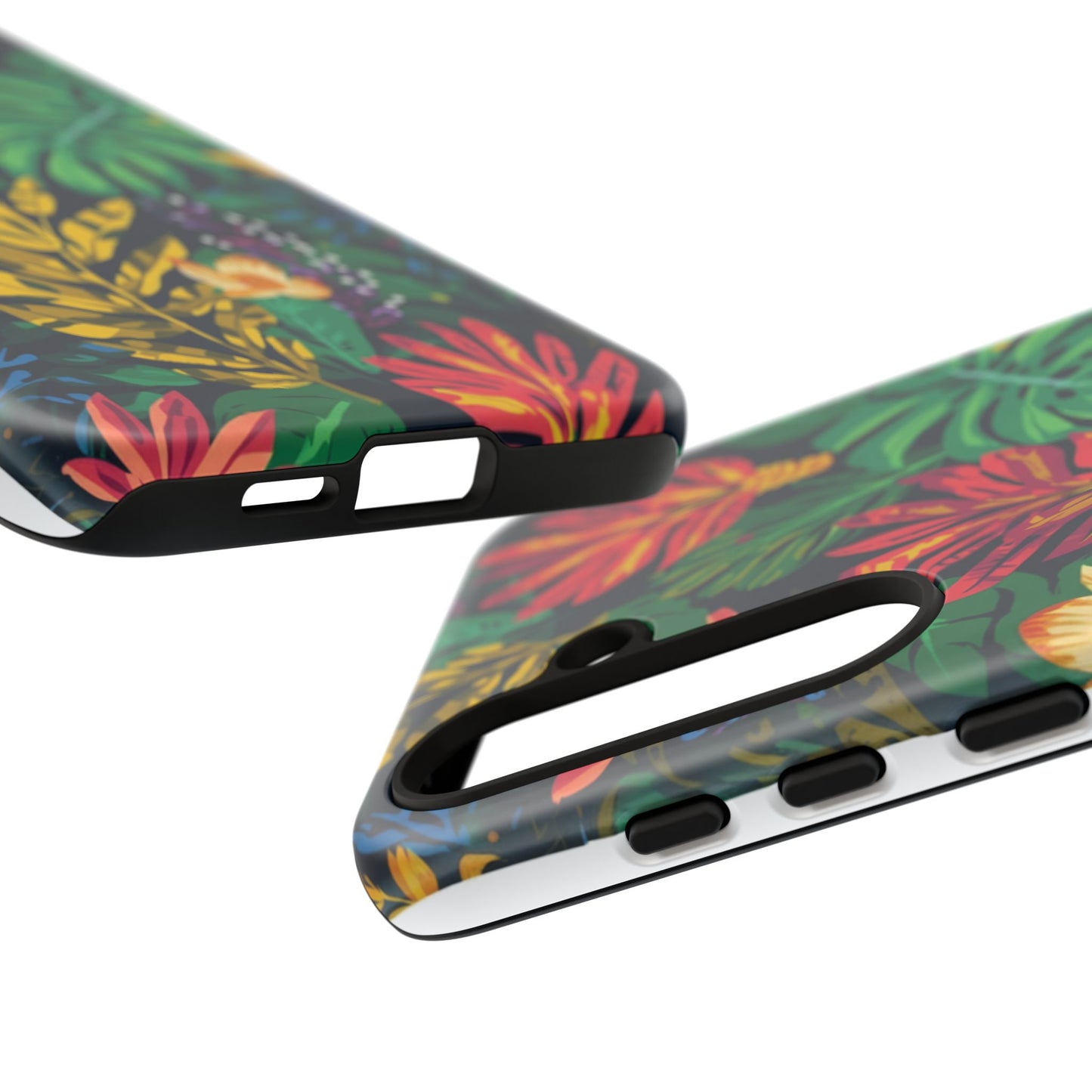 Tropical Floral Phone Case — Vibrant Jungle Leaf Protective Cover