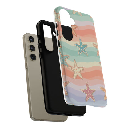 Starfish Wave Tough Phone Case — Pastel Beach Protective Cover
