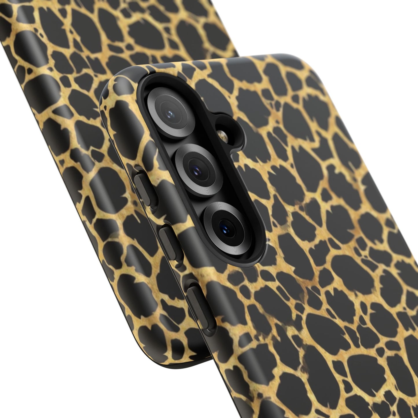 Giraffe Print Tough Phone Case — Durable Leopard-Style Protective Cover