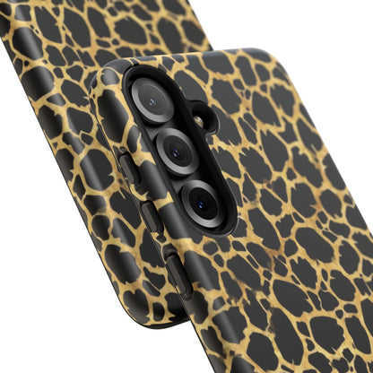 Giraffe Print Tough Phone Case — Durable Leopard-Style Protective Cover