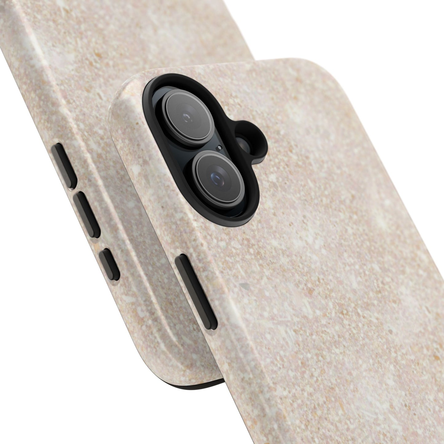 Marble Texture Tough Phone Case — Sandstone Protective Phone Cover