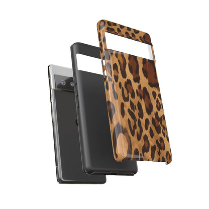 Leopard Print Tough Phone Case — Durable Animal Print Protective Cover