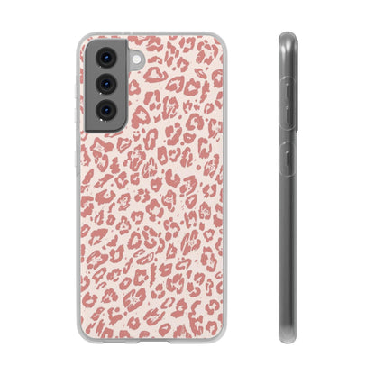 Pink Leopard Print Phone Case – Slim Flexible Protective Cover