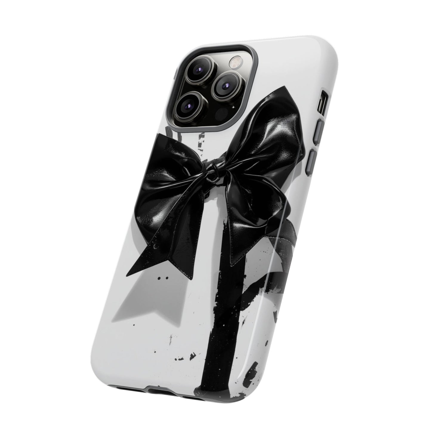 Phone Case — Black Bow Graphic Protective Cover