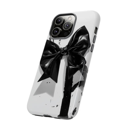 Phone Case — Black Bow Graphic Protective Cover