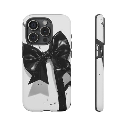 Phone Case — Black Bow Graphic Protective Cover