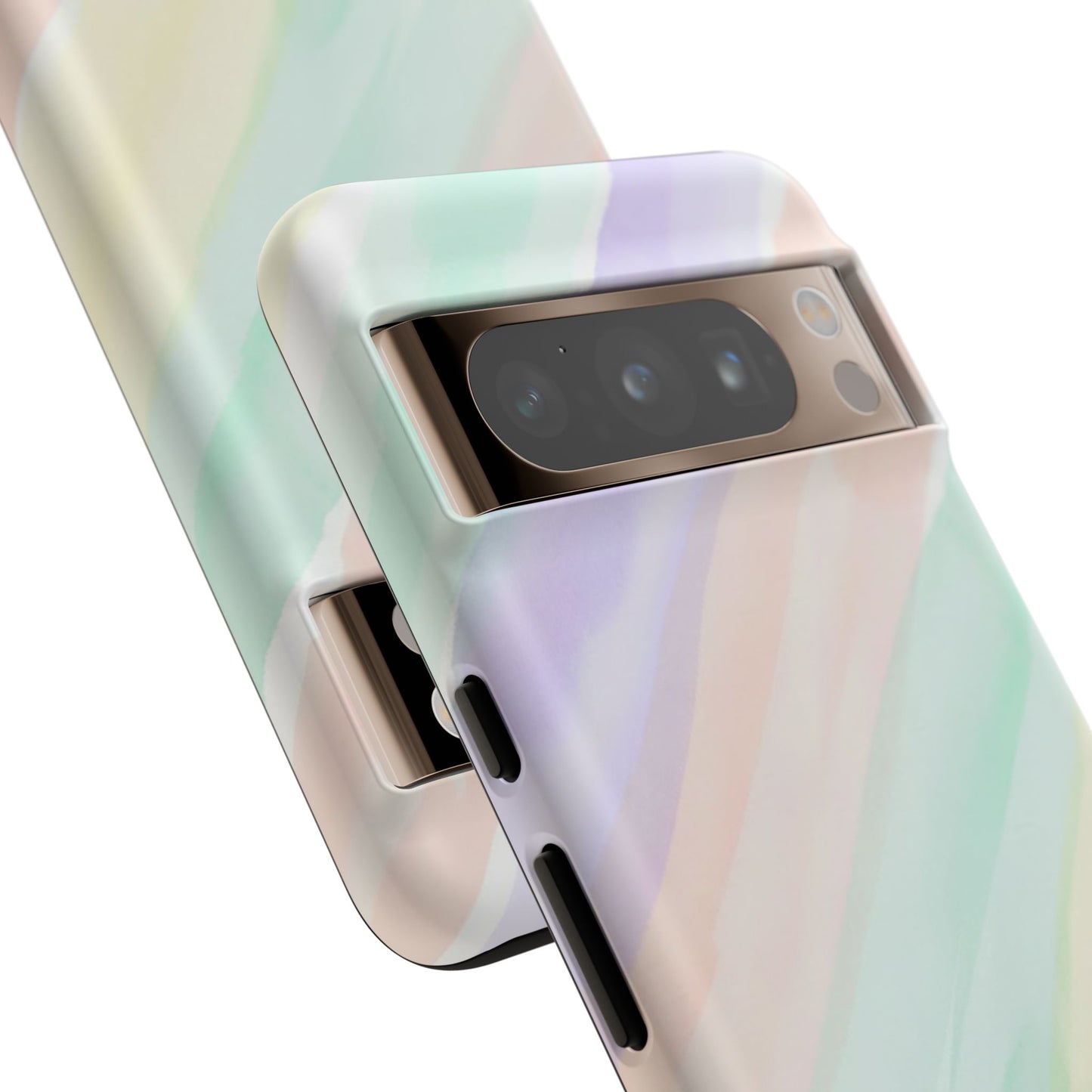 Pastel Watercolor Stripe Tough Phone Case