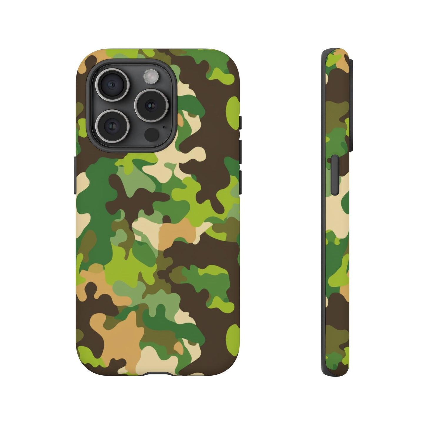 Camouflage Tough Phone Case — Military Camo Protective Cover