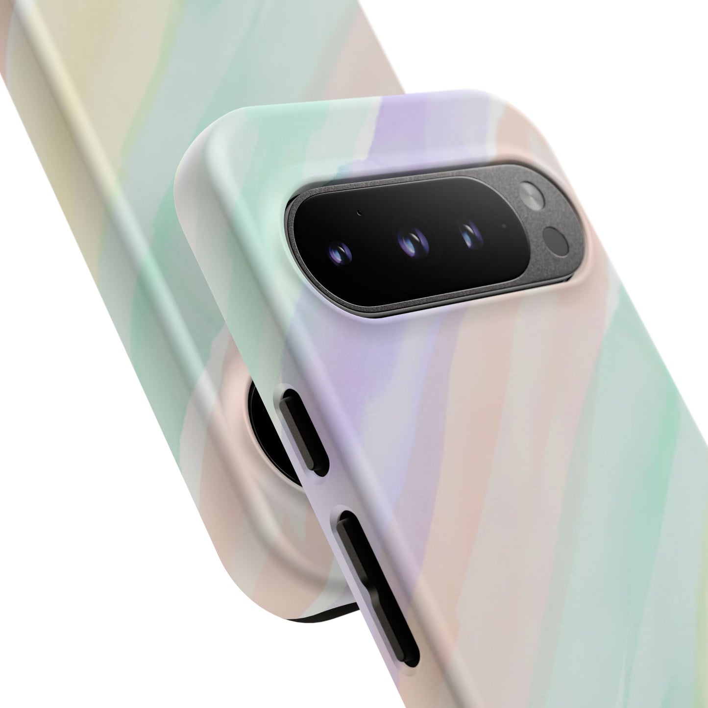 Pastel Watercolor Stripe Tough Phone Case