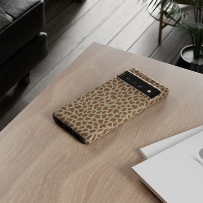 Leopard Print Tough Phone Case — Slim Protective Animal Pattern