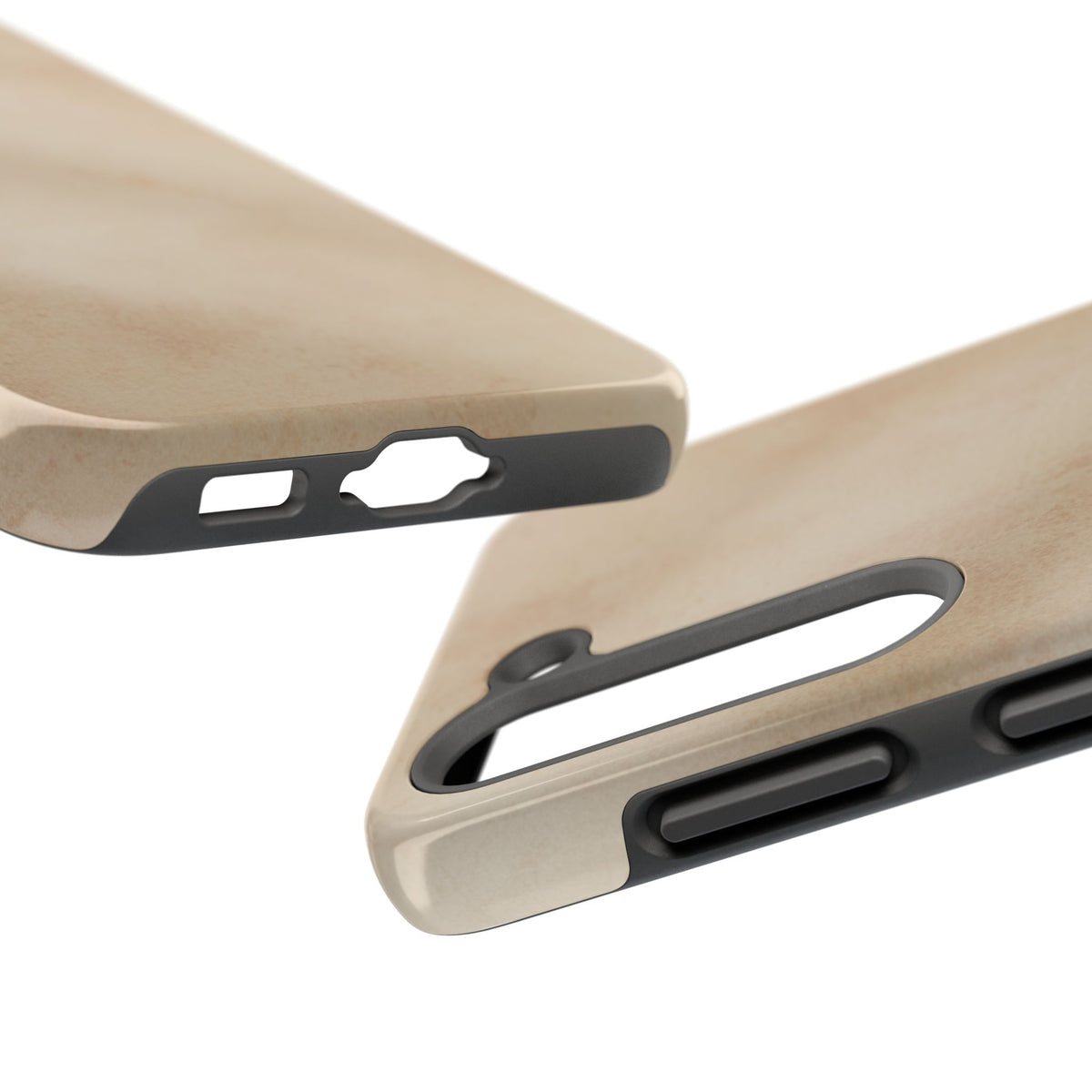 Tough Phone Case — Vintage Beige Marble Protective Phone Cover