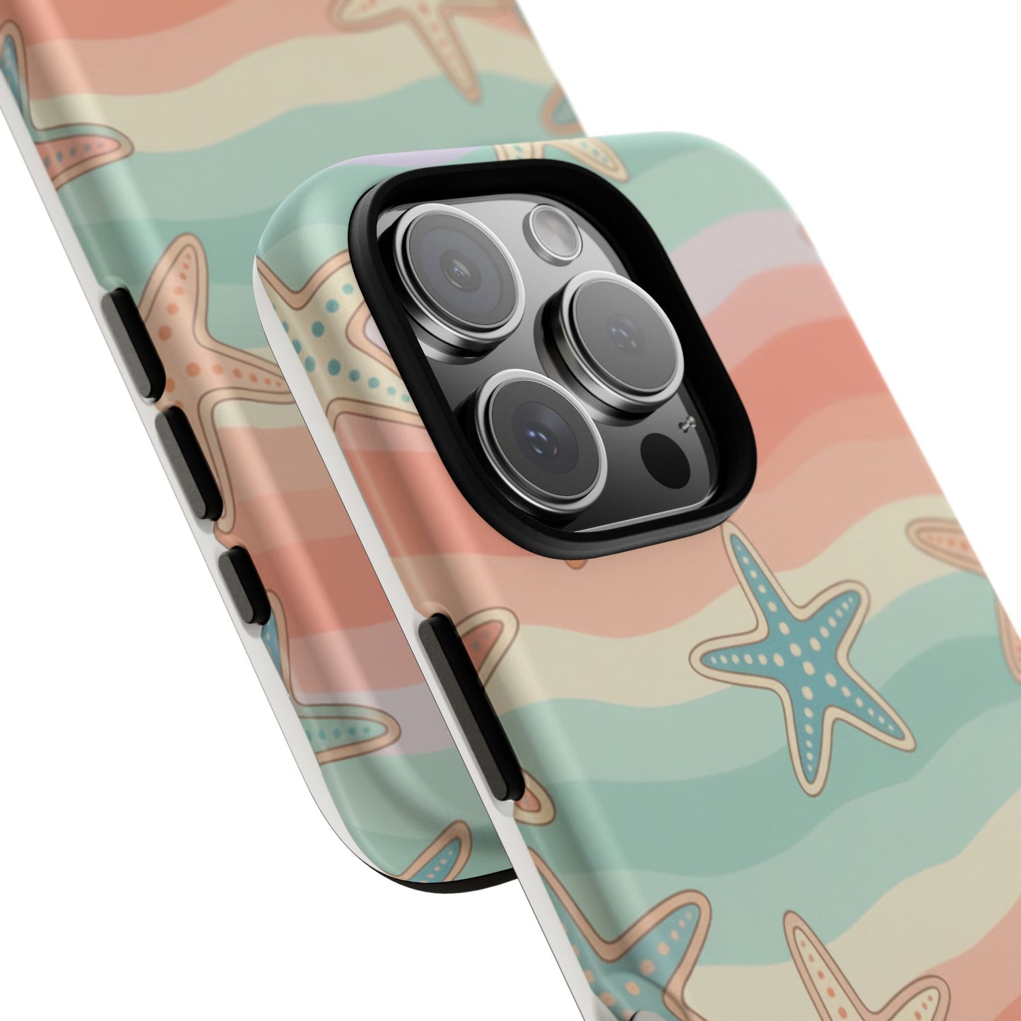 Starfish Wave Tough Phone Case — Pastel Beach Protective Cover