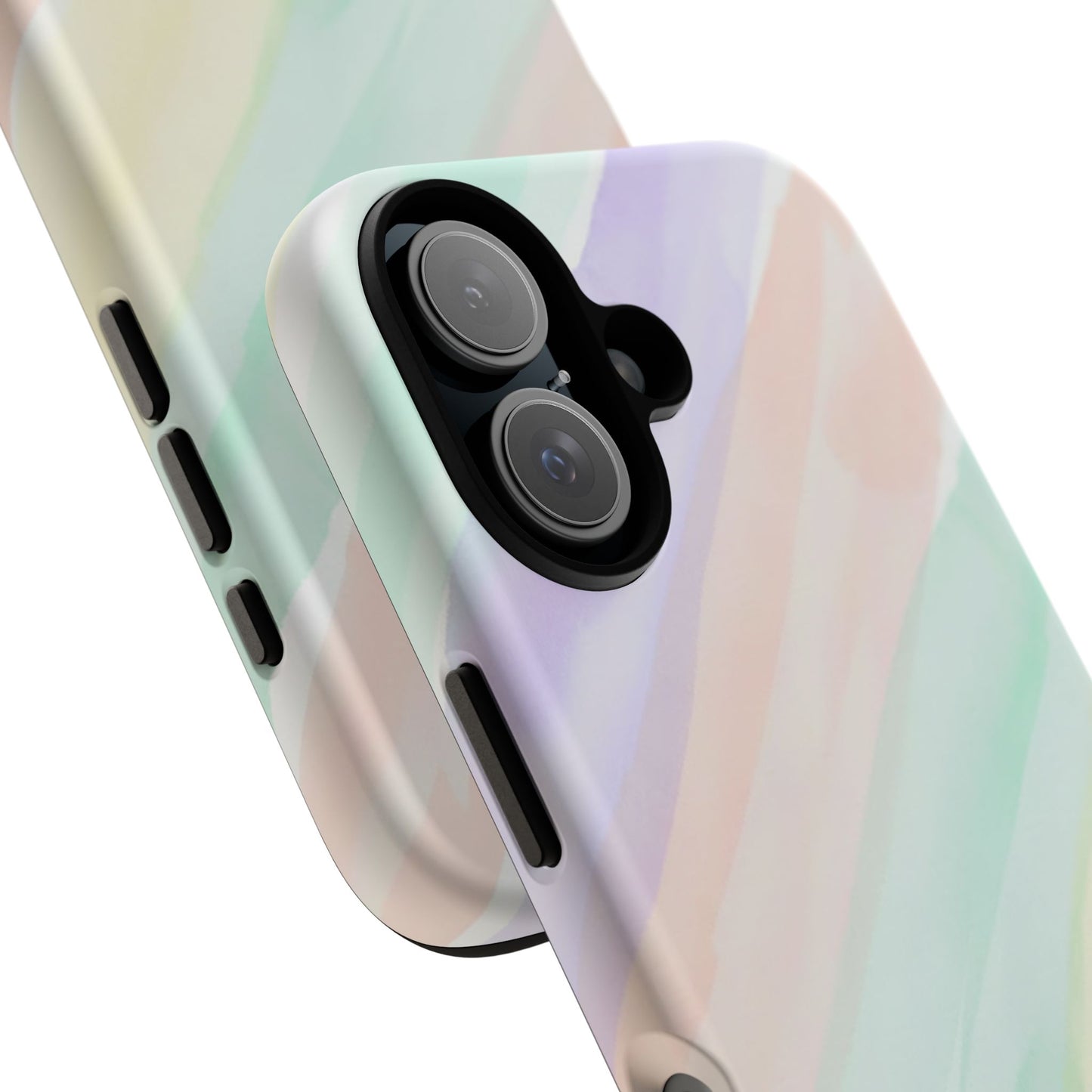 Pastel Watercolor Stripe Tough Phone Case