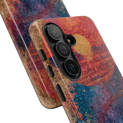 Retro Sunset Tough Phone Case