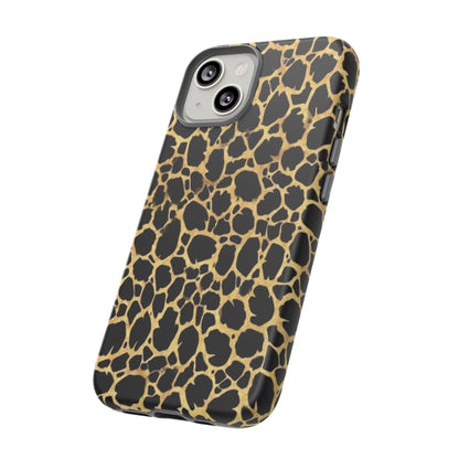 Giraffe Print Tough Phone Case — Durable Leopard-Style Protective Cover