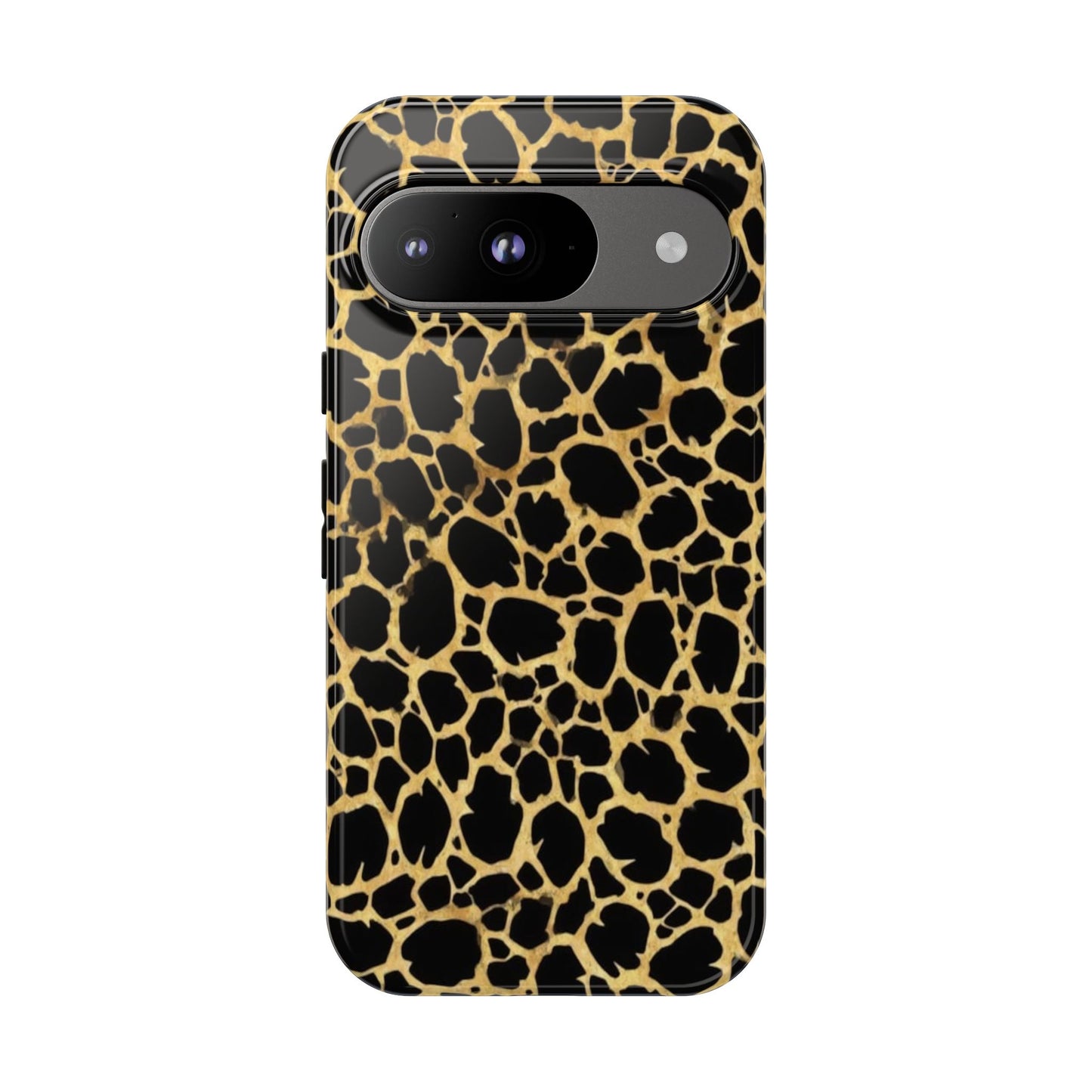 Giraffe Print Tough Phone Case — Durable Leopard-Style Protective Cover