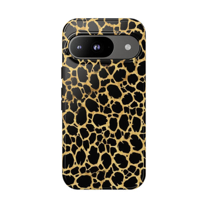 Giraffe Print Tough Phone Case — Durable Leopard-Style Protective Cover