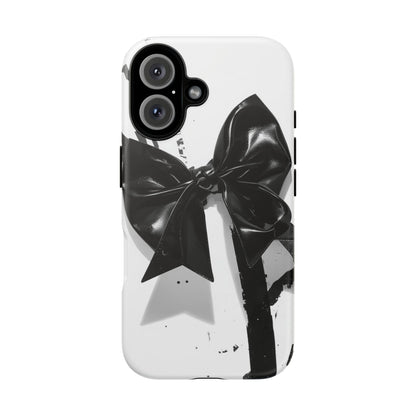 Phone Case — Black Bow Graphic Protective Cover