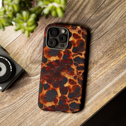 Tortoiseshell Phone Case — Protective iPhone Cover with Classic Amber Pattern