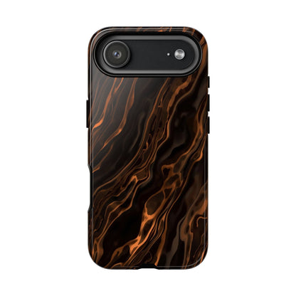 Copper Swirl Phone Case — Tough Protective iPhone Cover