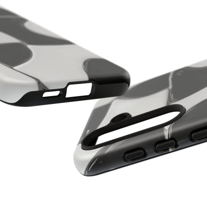 Black & White Abstract Pattern Tough Phone Case