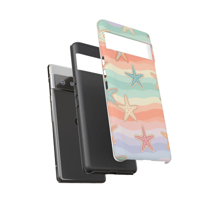 Starfish Wave Tough Phone Case — Pastel Beach Protective Cover