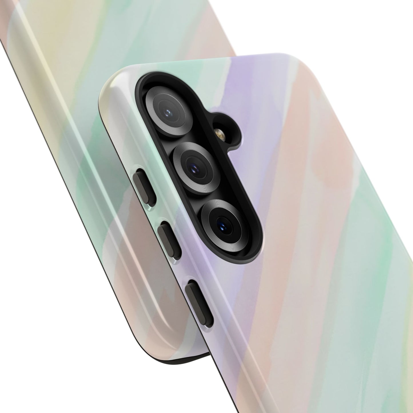 Pastel Watercolor Stripe Tough Phone Case